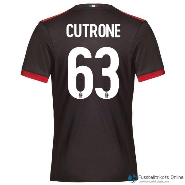 AC Milan Trikot Ausweich Cutrone 2017-18 Fussballtrikots Günstig